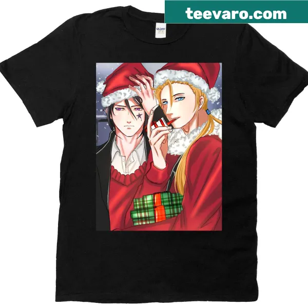 T-shirt featuring 'Xmas With The Boys' text design