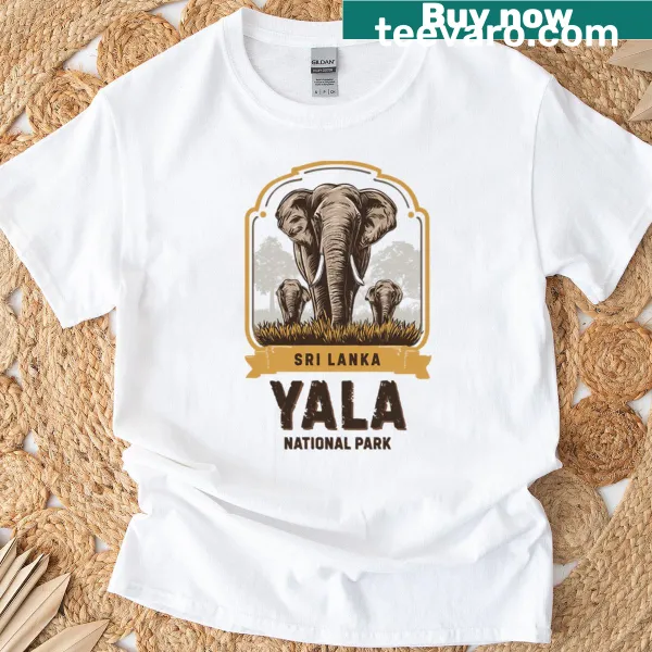 T-shirt featuring Yala National Park design