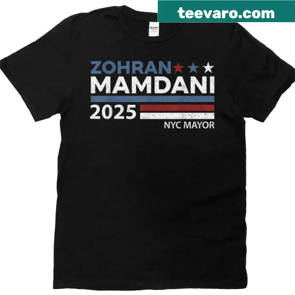 T-shirt supporting Zohran Mamdani for Mayor