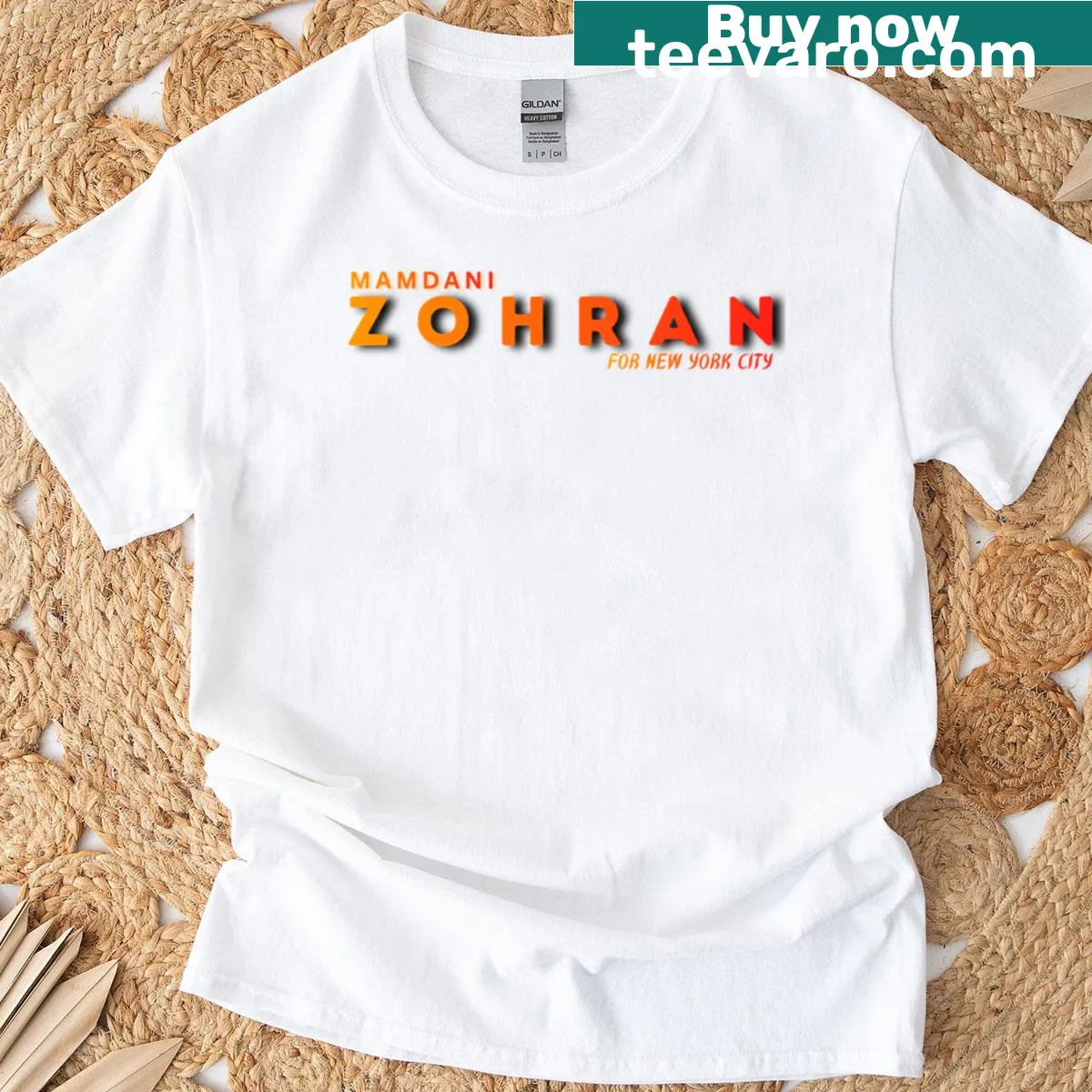 Progressive politics graphic T-shirt design — on a men's t-shirt