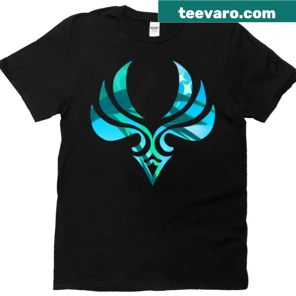 T-shirt featuring the Anemo Sigil graphic