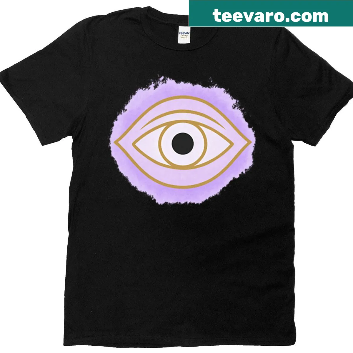 Mindful t-shirt featuring a third eye design for calmness — on a men's t-shirt