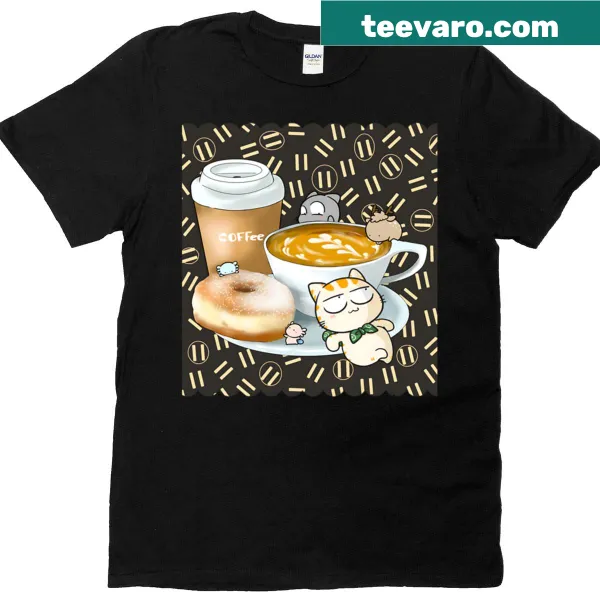 Comforting coffee-themed graphic t-shirt