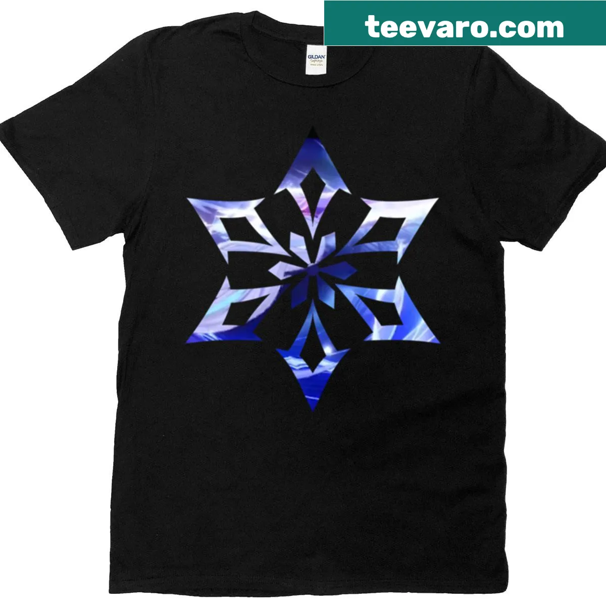 Minimalist Cryo Mains t-shirt with bold typography — on a men's t-shirt