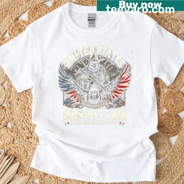 T-shirt with the graphic Department Of War