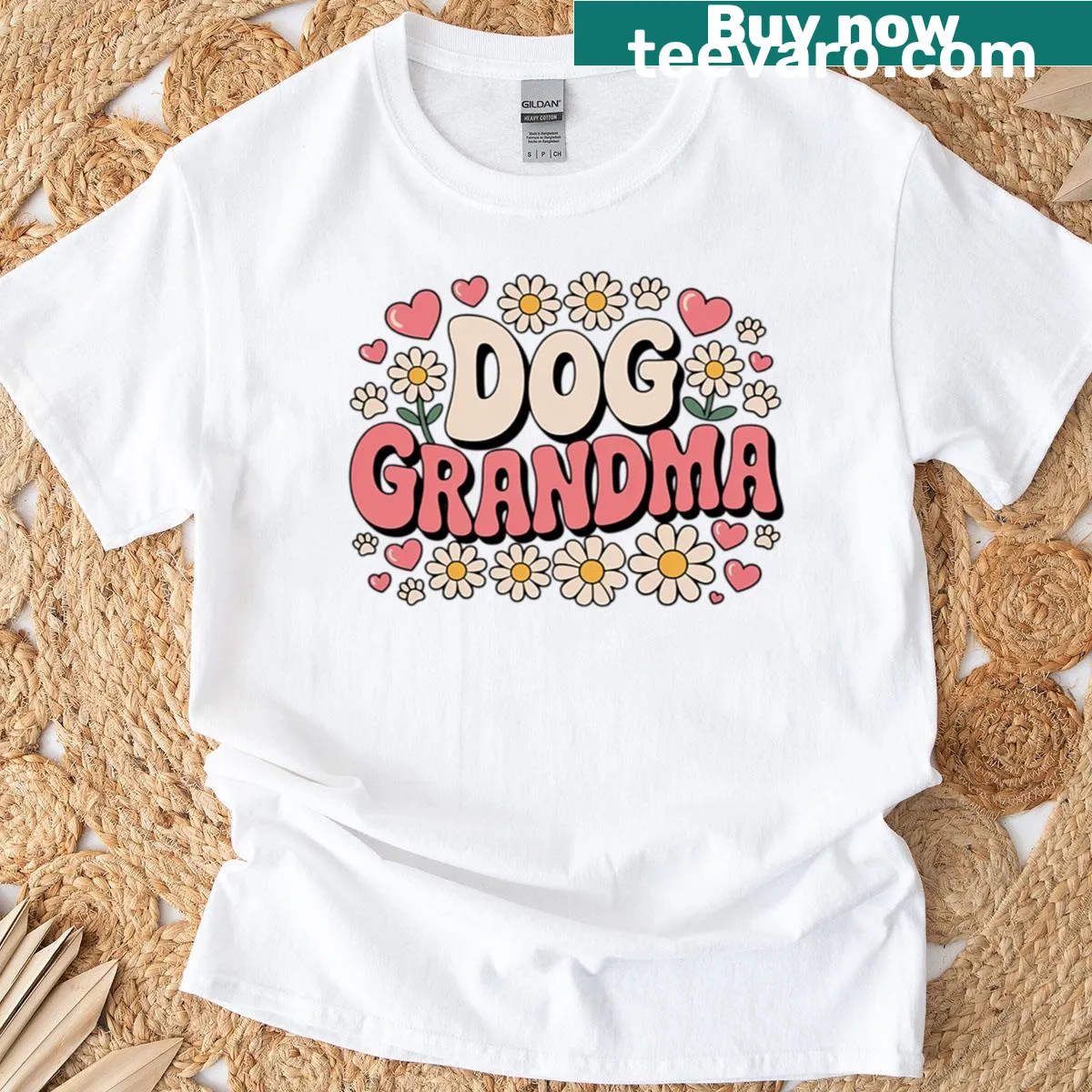 T-shirt celebrating dog grandmas with the phrase Dog Grandma Owner Mama — on a men's t-shirt