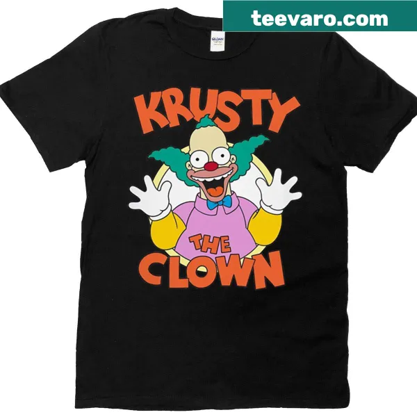Cartoon clown graphic t-shirt with a whimsical design