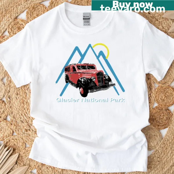 T-shirt featuring Glacier National Park design