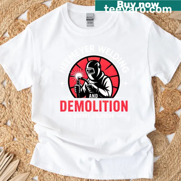Patriotic t-shirt featuring the Heemeyer Welding and Demolition Killdozer design.