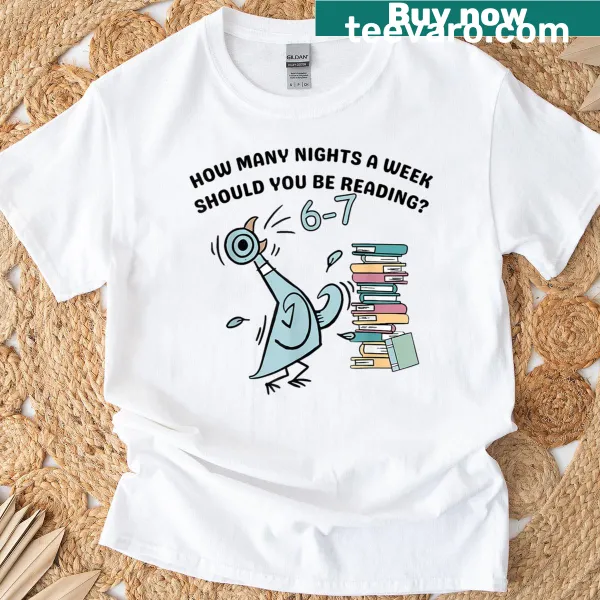 Thought-provoking t-shirt about reading habits