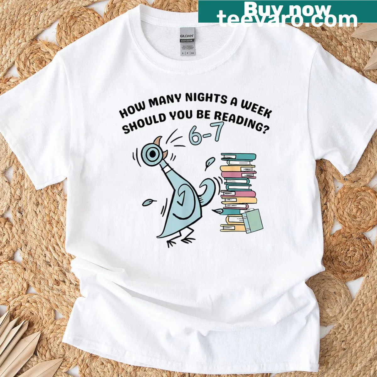 Thought-provoking t-shirt about reading habits — on a men's t-shirt