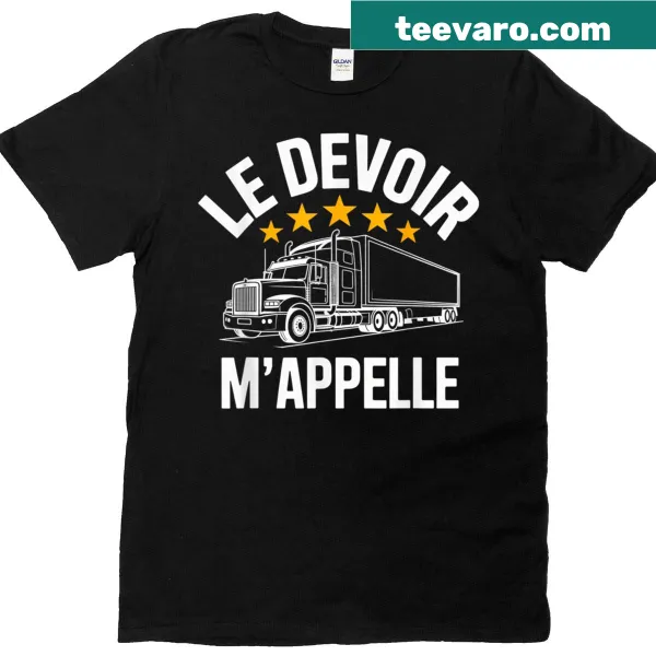Le Devoir M’appelle travel-themed T-shirt