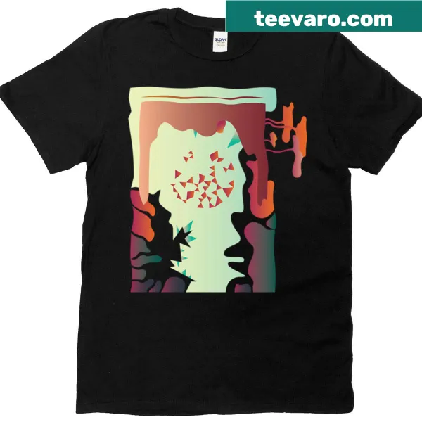 Abstract design t-shirt symbolizing a parallel world.