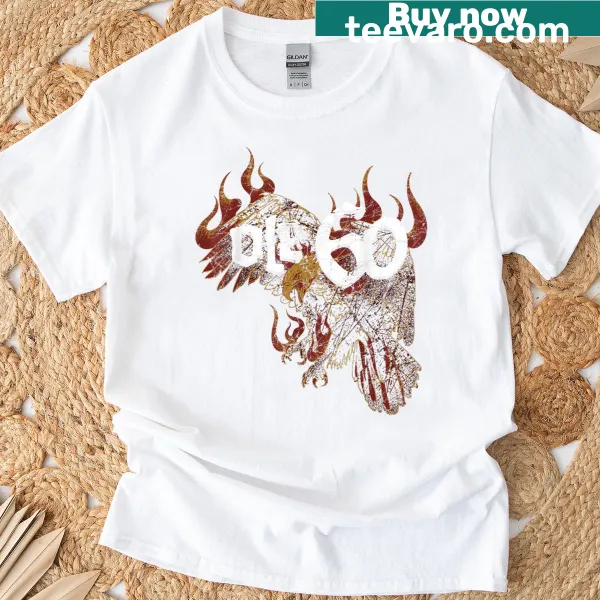 Graphic t-shirt featuring a proud eagle design