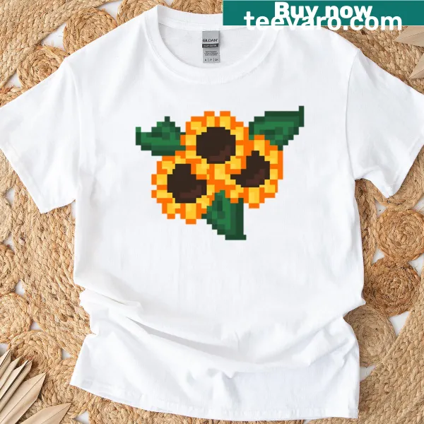 Abstract sun pixel graphic in minimal typography style