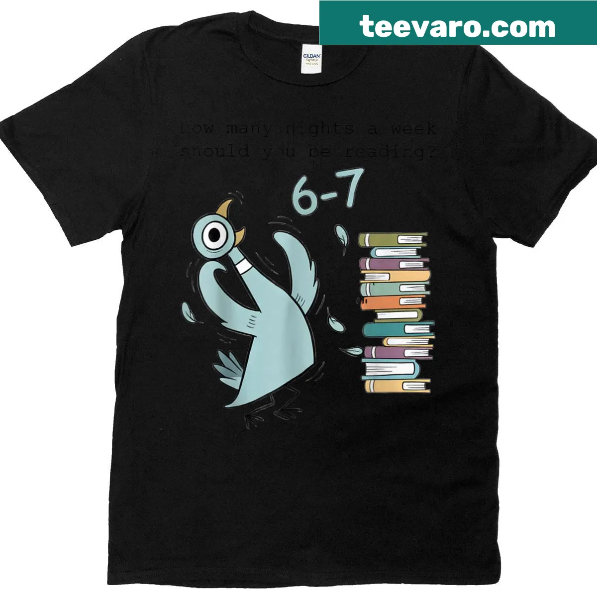 Educational T-shirt with reading-focused text for teachers — on a men's t-shirt