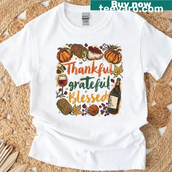 Thanksgiving T-shirt with grateful message
