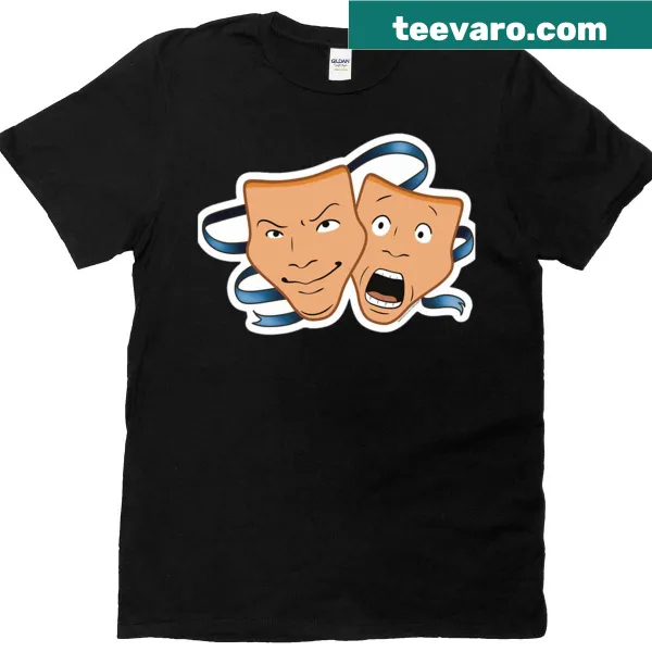 Typographic t-shirt exploring the theme 'The Duality Of Bobby'