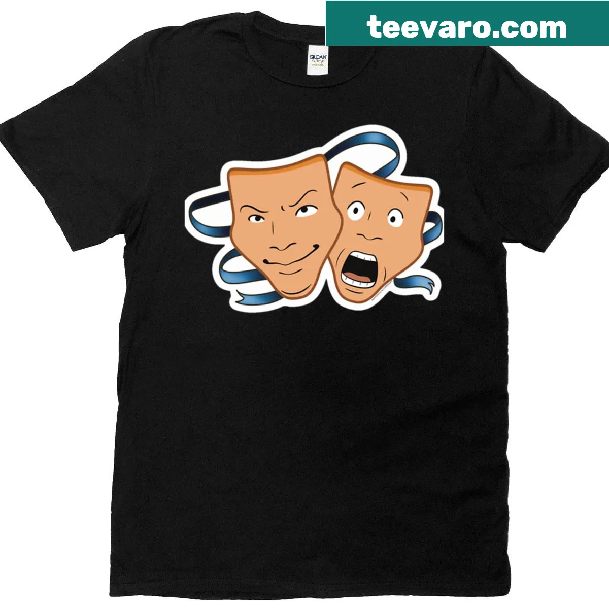 Typographic t-shirt exploring the theme 'The Duality Of Bobby' — on a men's t-shirt