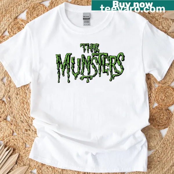 The Munsters title logo T-shirt design
