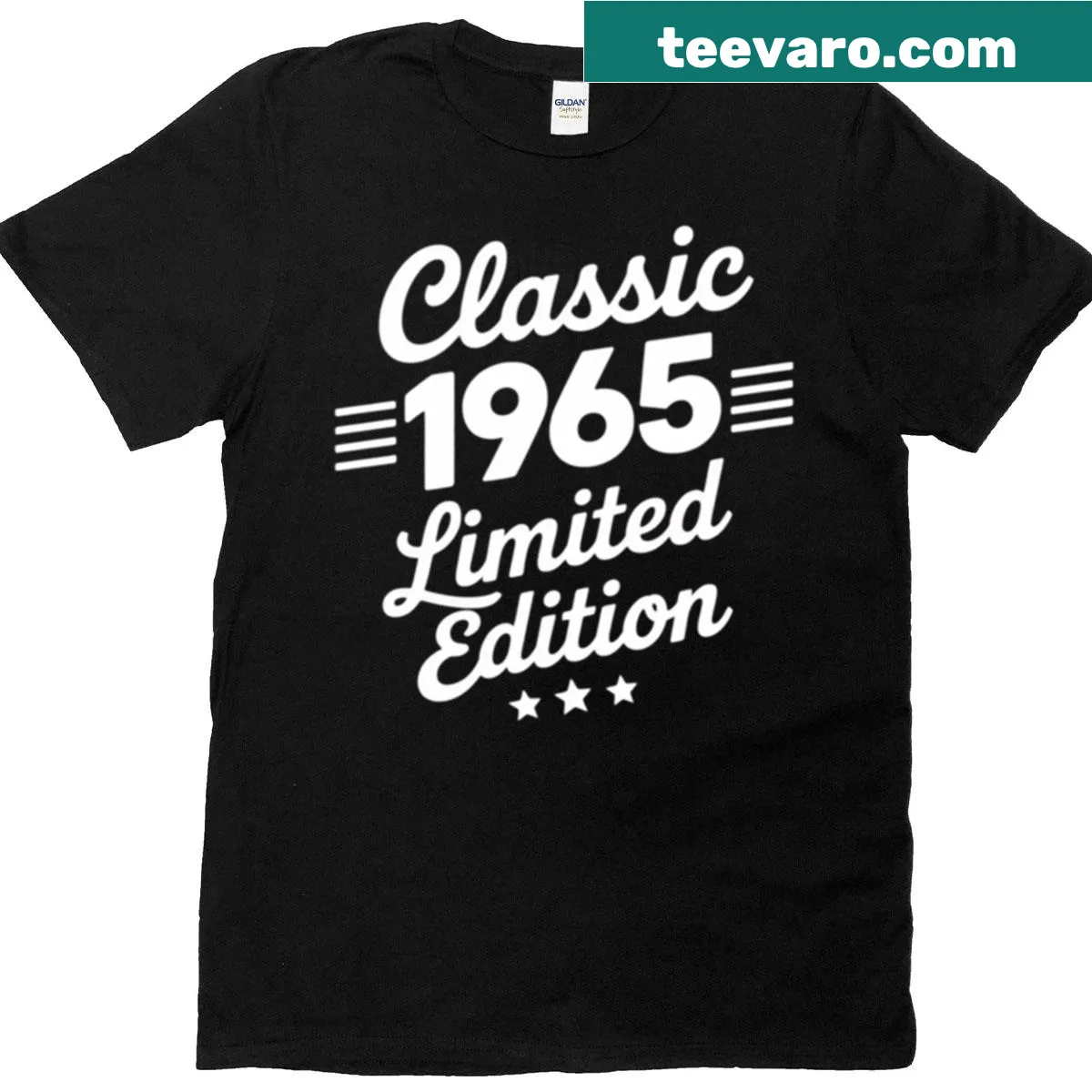 Vintage car graphic T-shirt celebrating 60th birthday for men — on a men's t-shirt