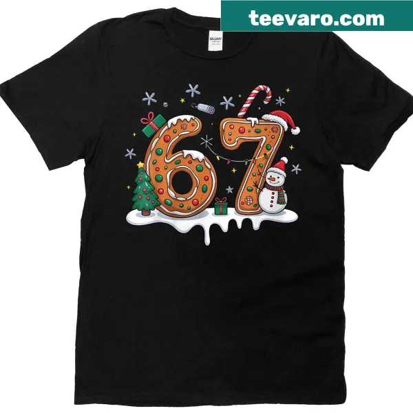 Funny gingerbread cookie t-shirt for Christmas