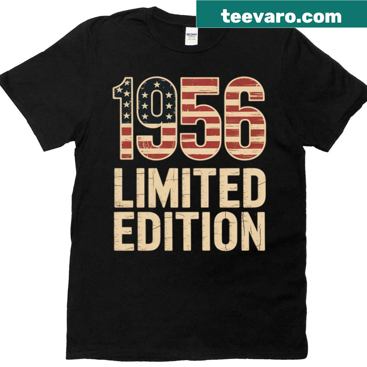 Commemorative T-shirt for 69th birthday celebration — on a men's t-shirt
