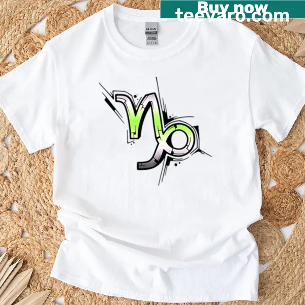 Agender Capricorn T-shirt with thoughtful design celebrating identity