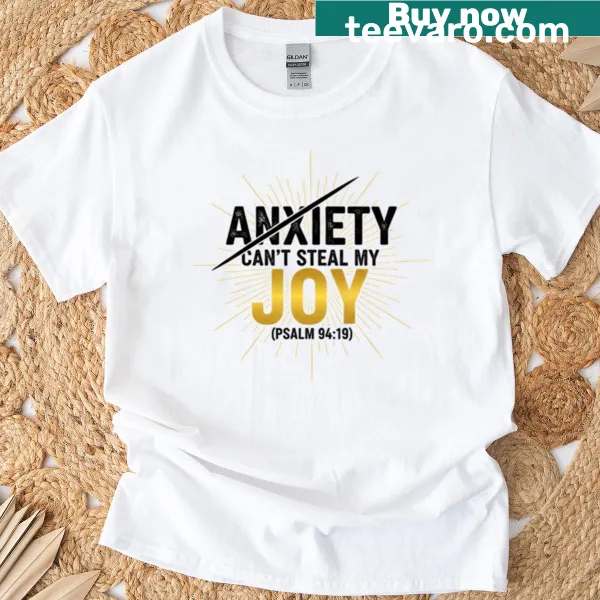 Inspirational Psalm 9419 graphic on a T-shirt
