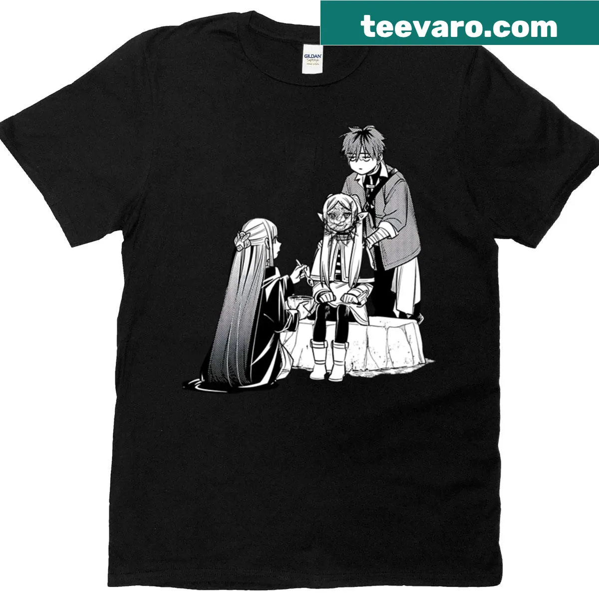 Arcane Seeker T-shirt with an enchanting fantasy-themed graphic — on a men's t-shirt