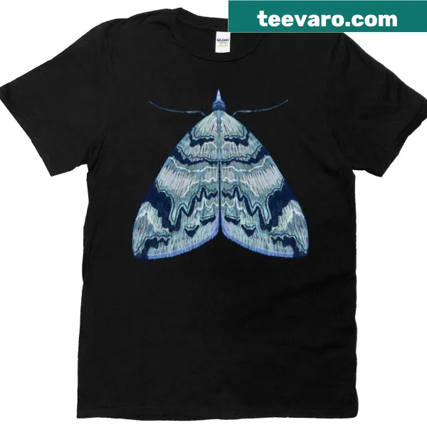 Charming illustration of a moth on a T-shirt