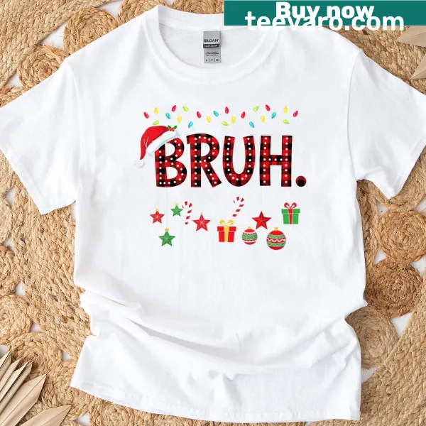 Funny T-shirt for kids featuring humorous Christmas graphics