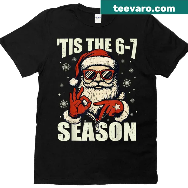 Funny Christmas meme design on a holiday T-shirt