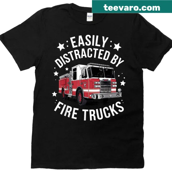 Firefighter-themed T-shirt with bold rescue imagery