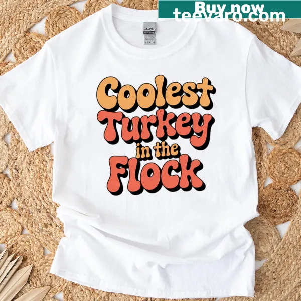 Retro turkey design shirt for Thanksgiving with a humorous twist