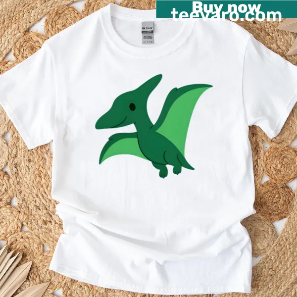 Cute Pteranodon T-shirt for kids with an illustration