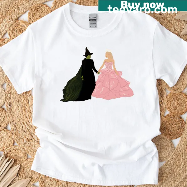 Illustration of Elphaba and Glinda from the musical