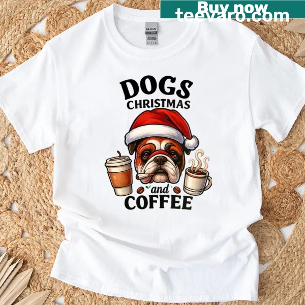 Funny T-shirt with a humorous coffee-related saying