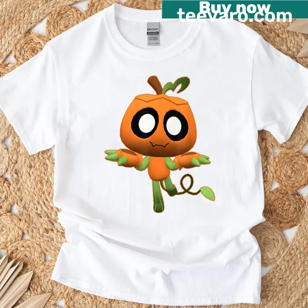 T-shirt featuring a cartoon spooky character for Halloween