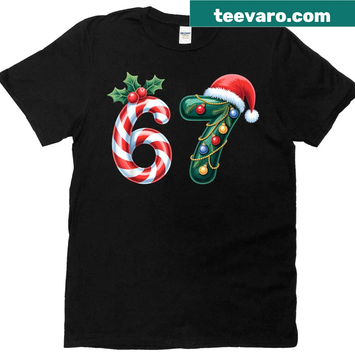 Funny meme saying on a Christmas-themed T-shirt — on a men's t-shirt