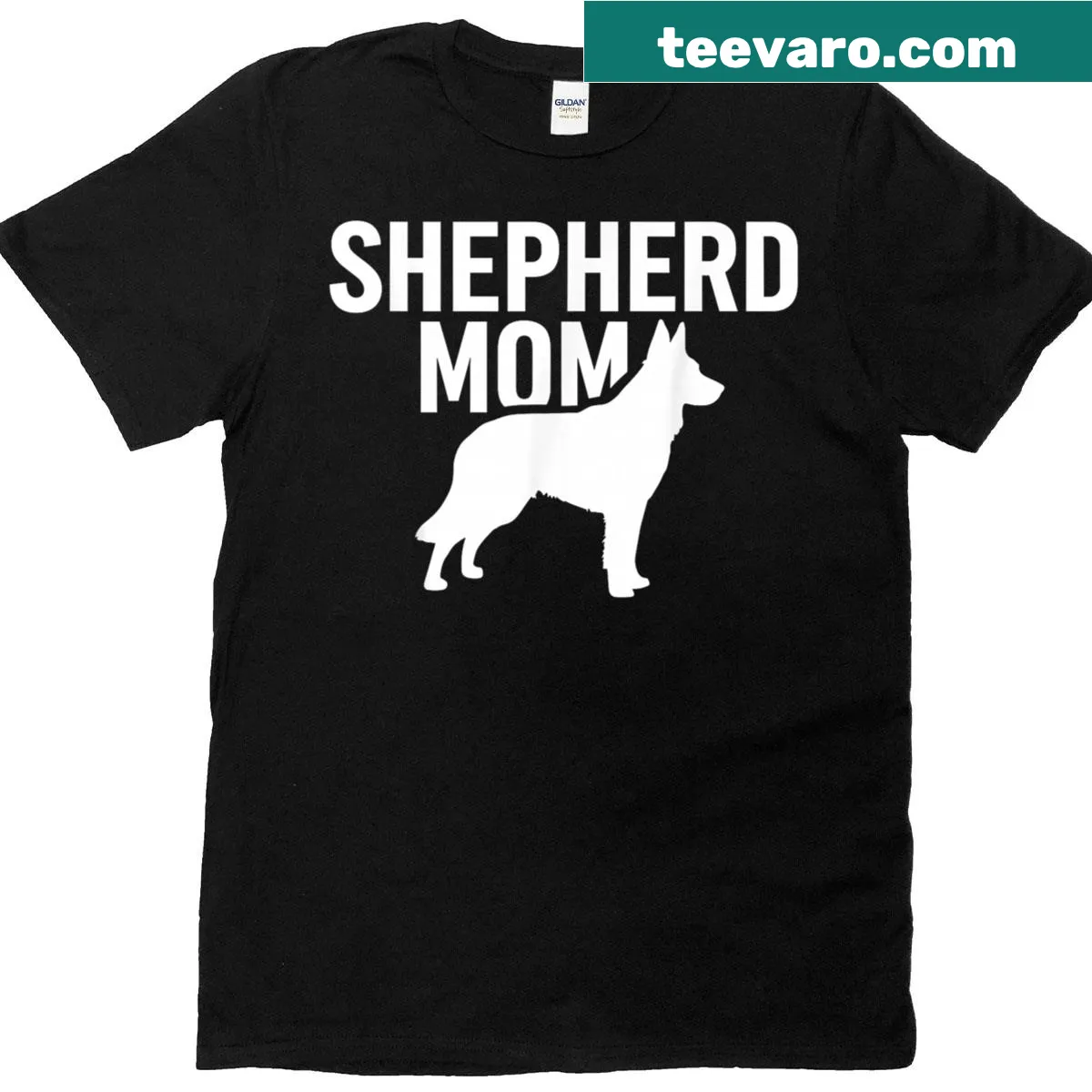 Artistic German Shepherd graphic T-shirt for dog lovers — on a men's t-shirt