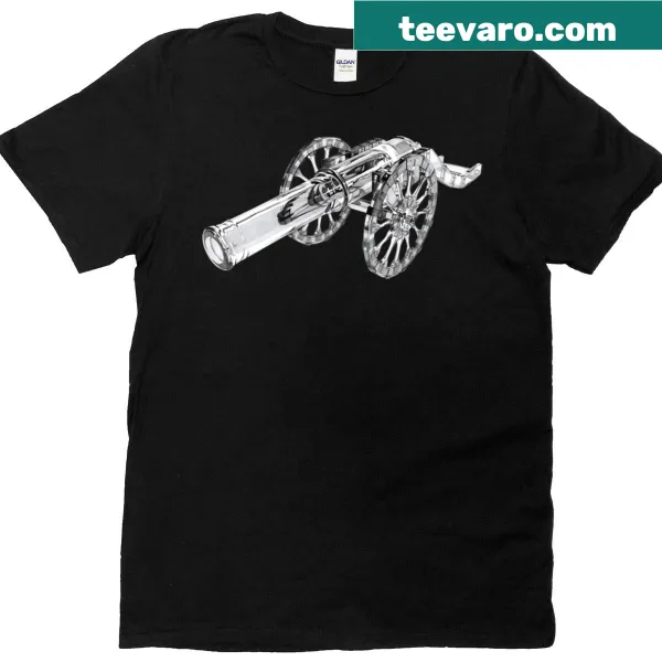 Edgy T-shirt with text design about glass cannon concept.