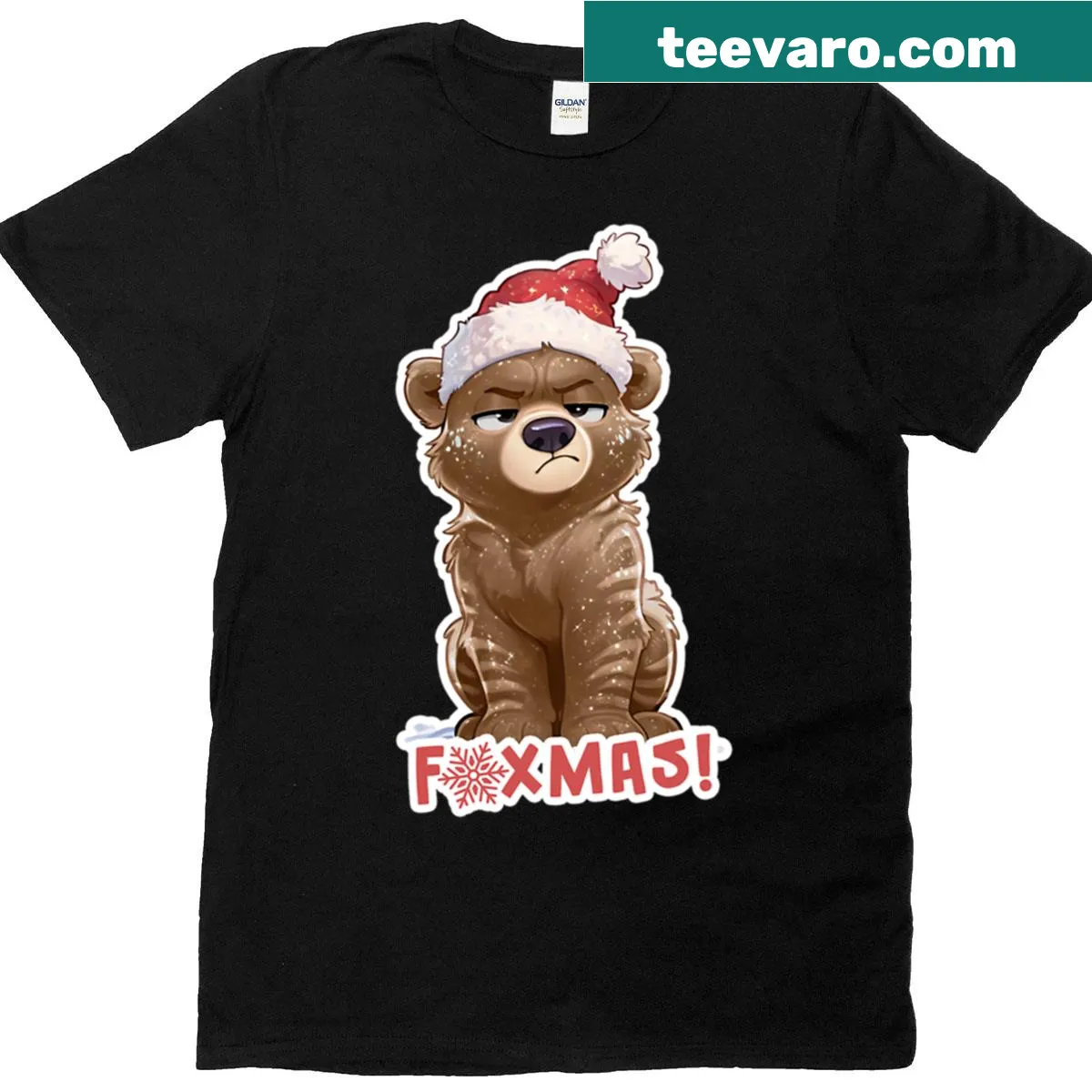 T-shirt with 'Happy Christmas' message for the festive season — on a men's t-shirt