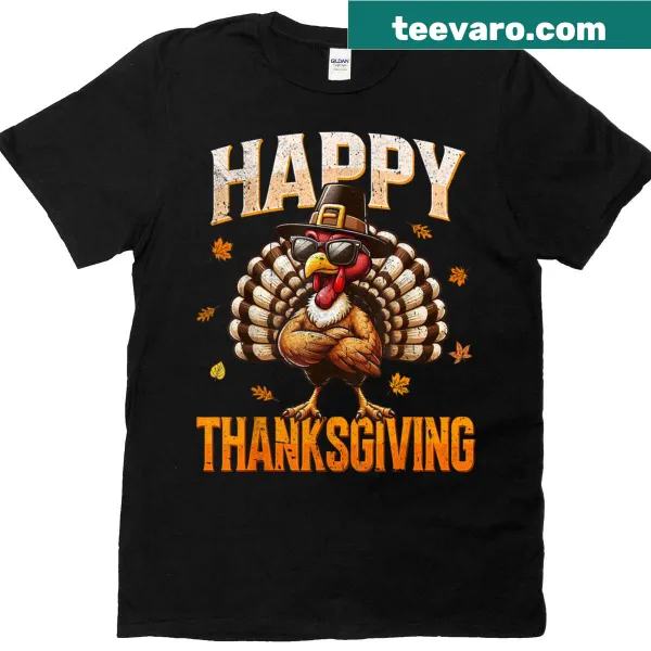 Cheerful turkey graphic for Thanksgiving gatherings