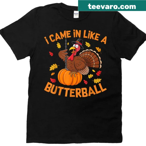 Funny Thanksgiving shirt referencing Butterball turkey