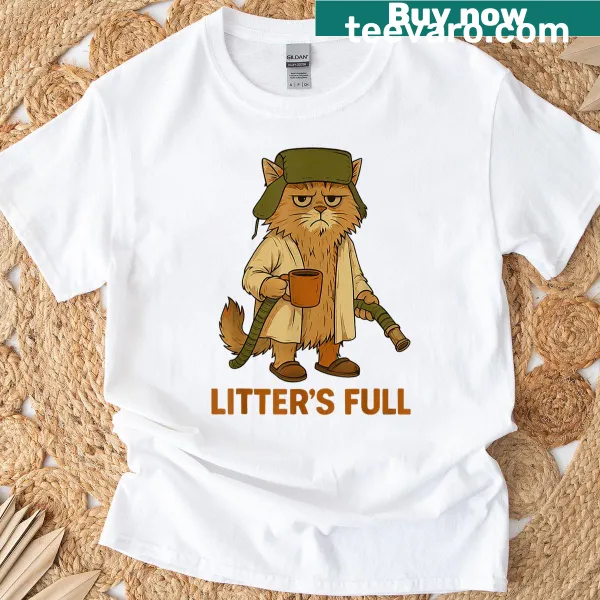 Humorous Christmas T-shirt for cat lovers with vintage design