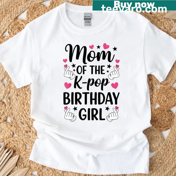 K-pop birthday t-shirt for fans celebrating special moments