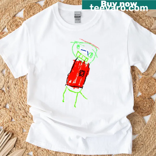 Illustration of a Nemarluk green ant on a T-shirt
