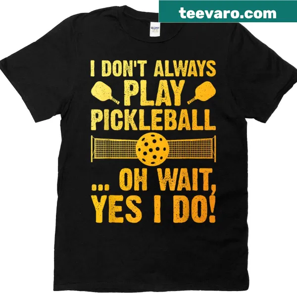 Artistic pickleball design t-shirt for players