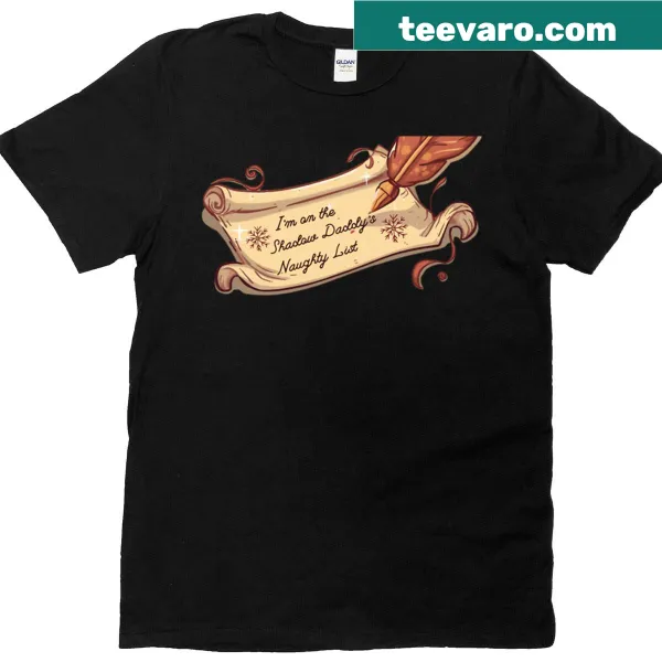 Shadow Daddy T-shirt with whimsical design and playful text